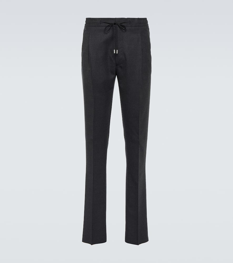 Lardini Wool-blend slim pants