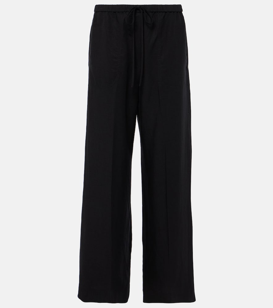 Toteme Lyocell and linen wide-leg pants　Toteme リヨセルとリネンのワイドレッグパンツ Toteme
