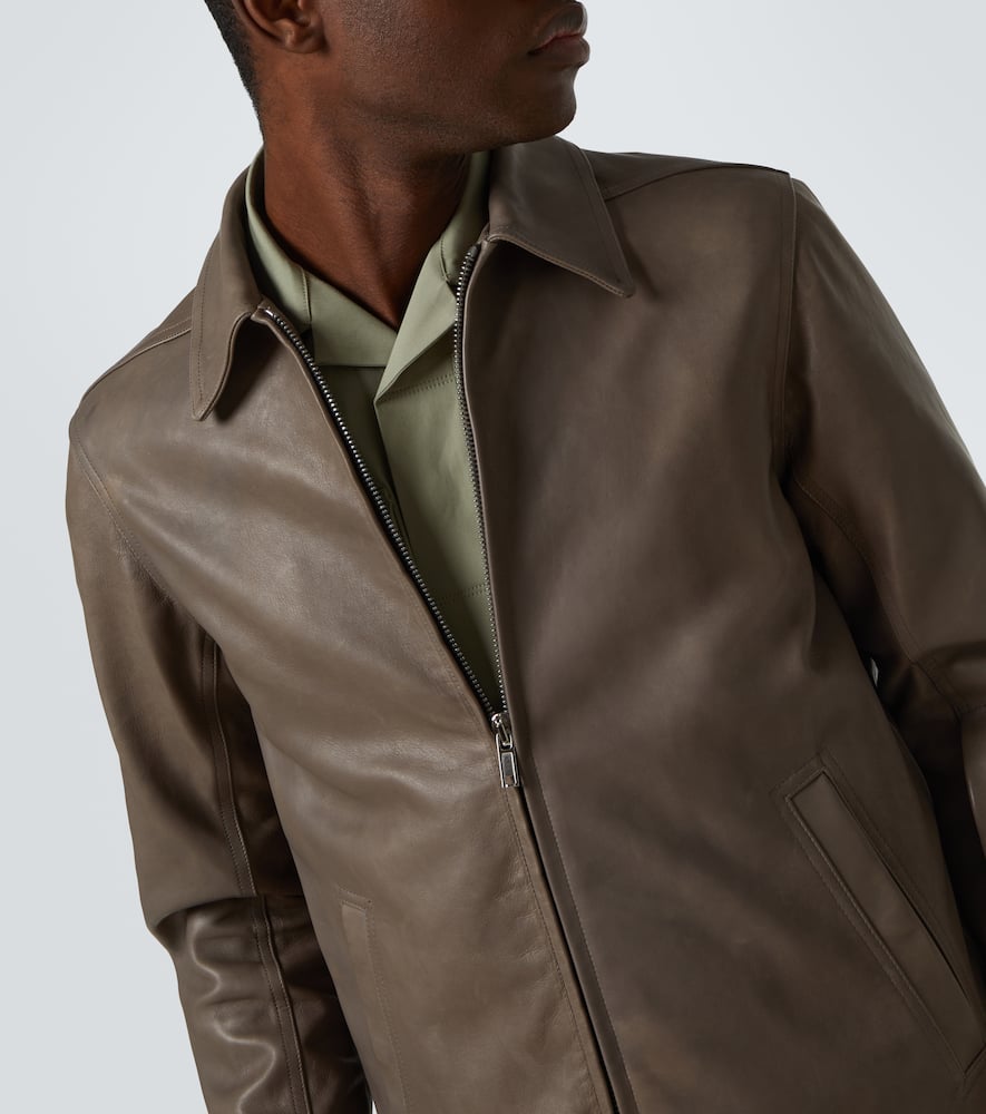 Rick Owens Brad leather jacket