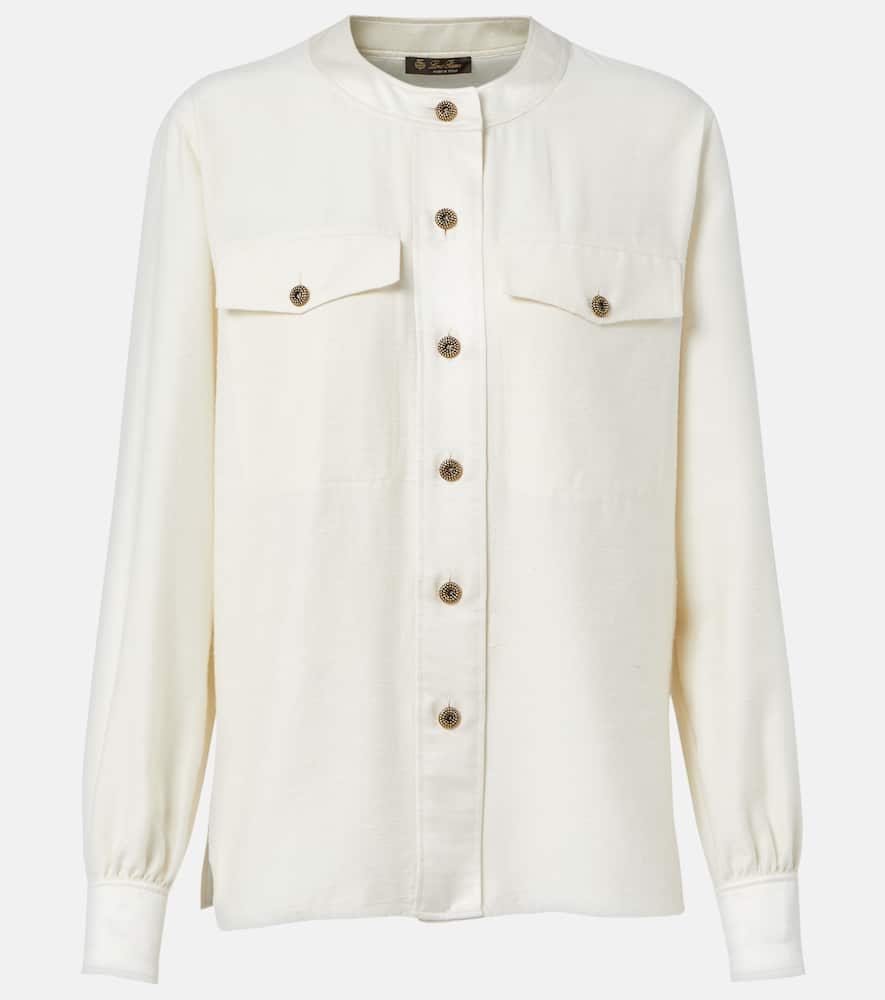 Quincy silk shantung blouse