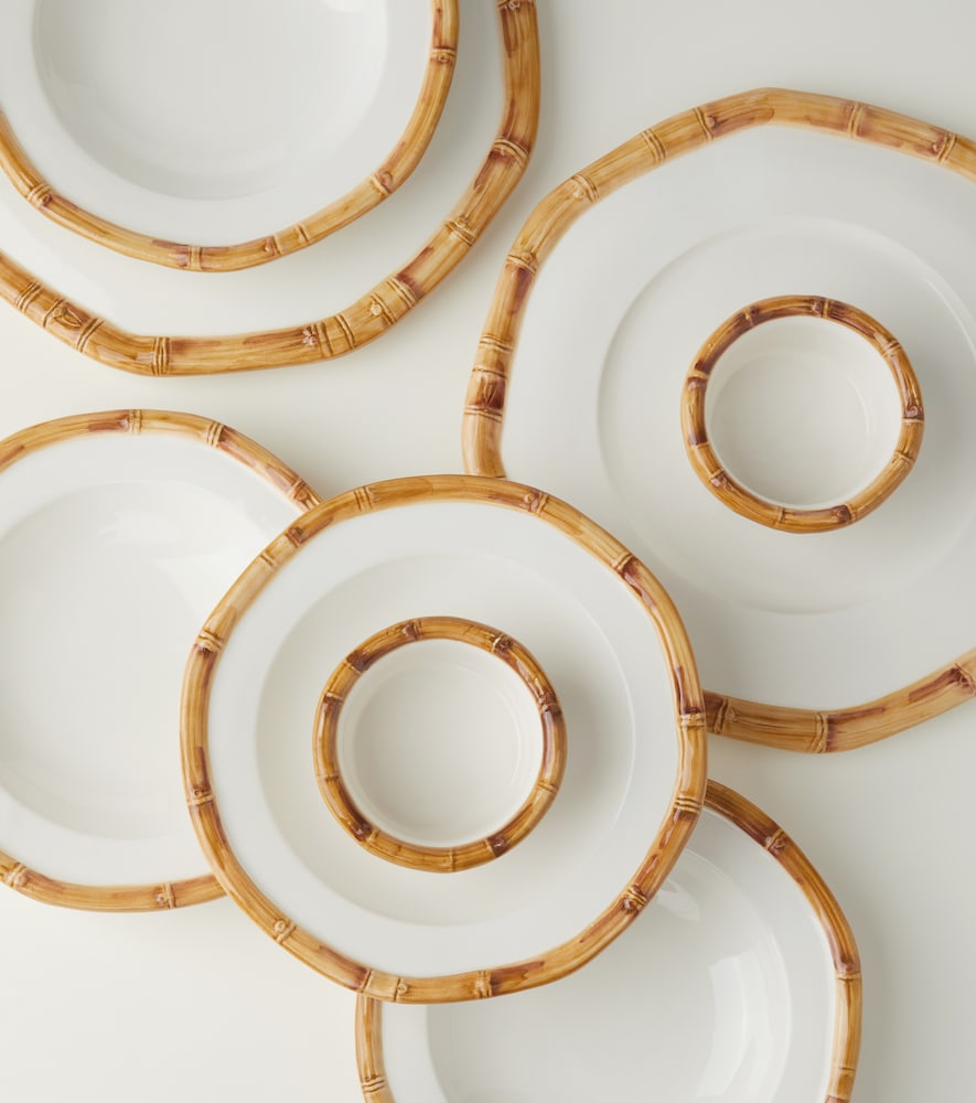  Les-ottomans Les-ottomans Set Bamboo Aus Vier Suppenschüsseln 