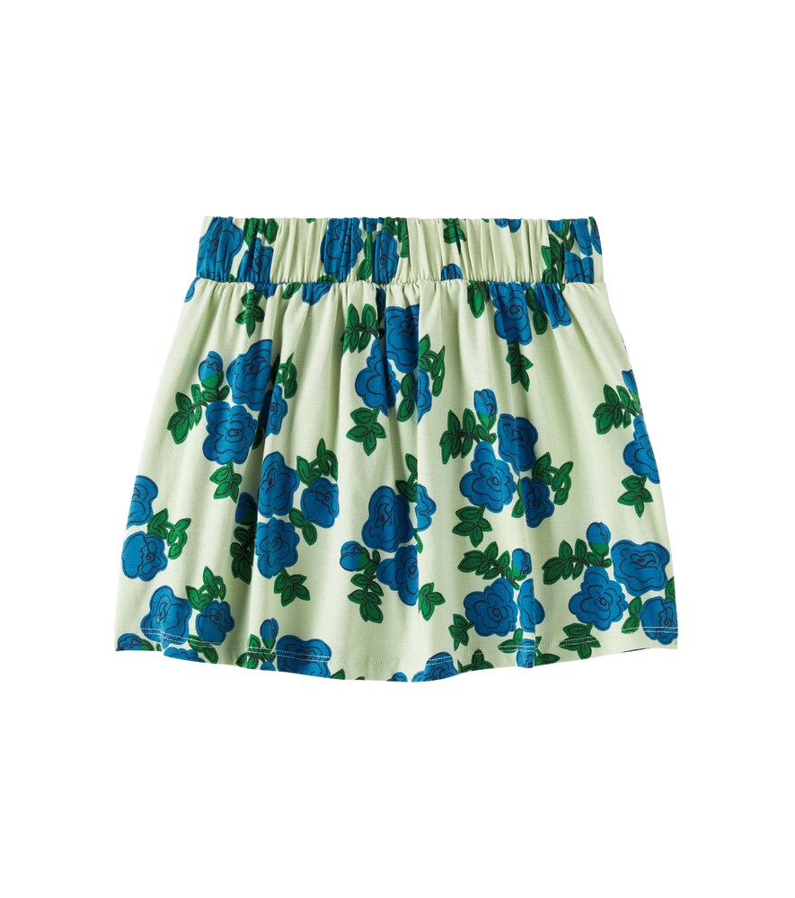  Mini Rodini Mini Rodini Floral Cotton-blend Skirt 