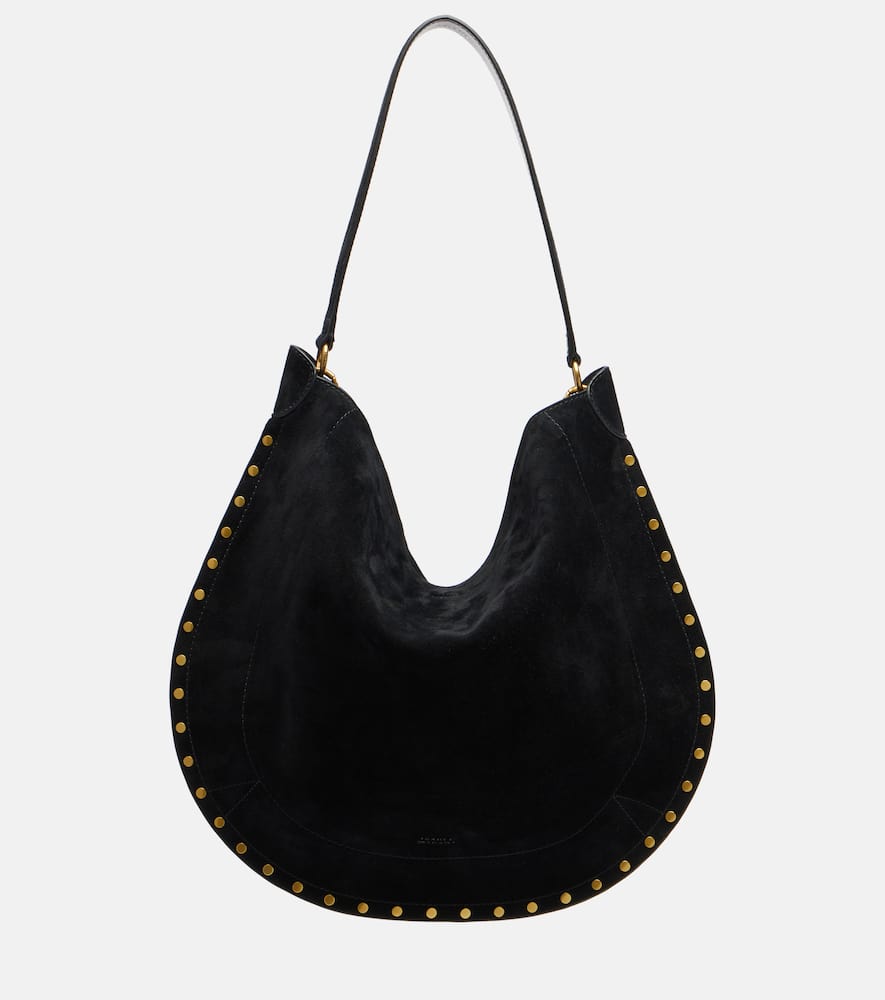 Isabel Marant Oskan Soft Medium Suede Shoulder Bag