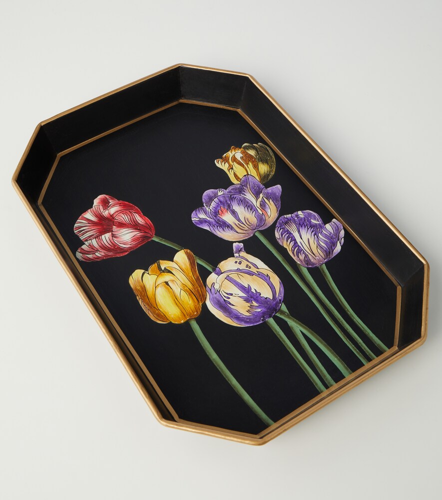  Les-ottomans Les-ottomans Flora Iron Tray 