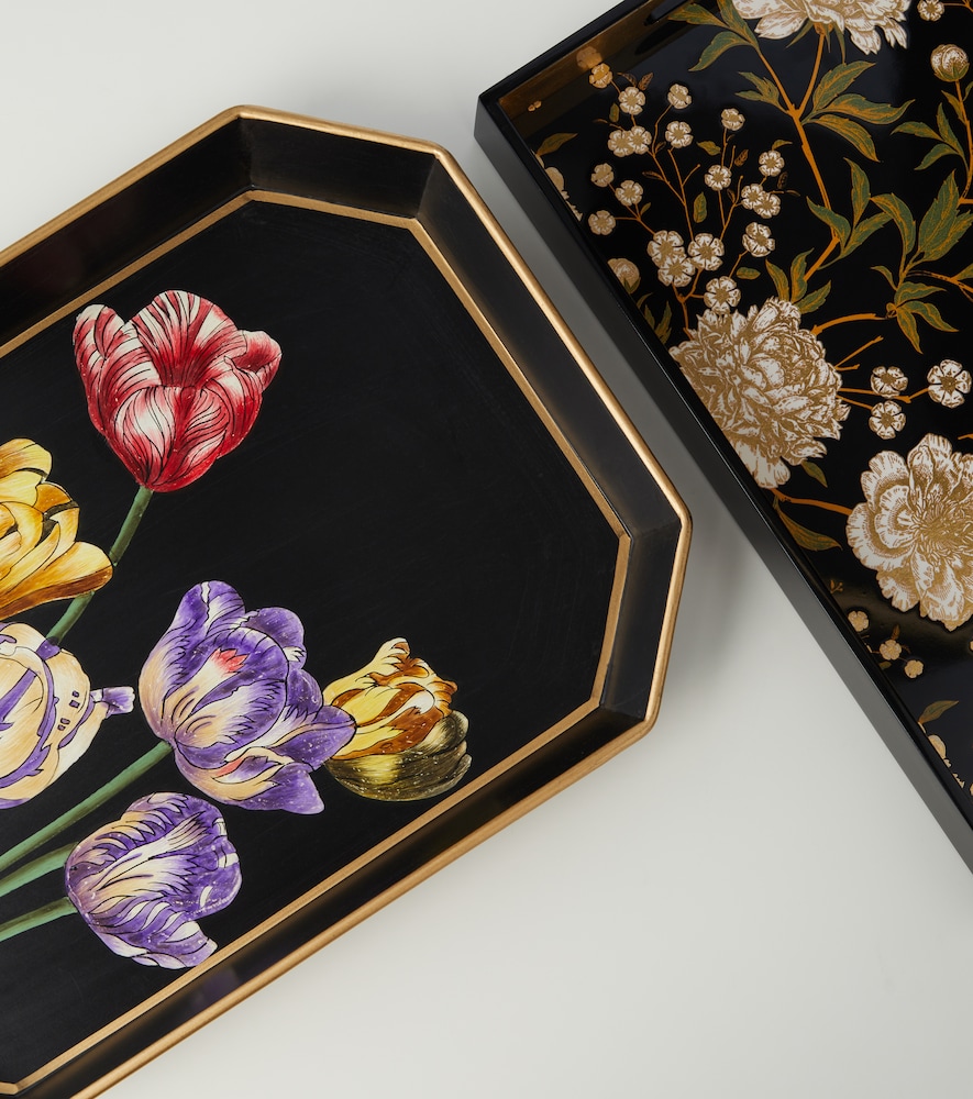  Les-ottomans Les-ottomans Flora Iron Tray 