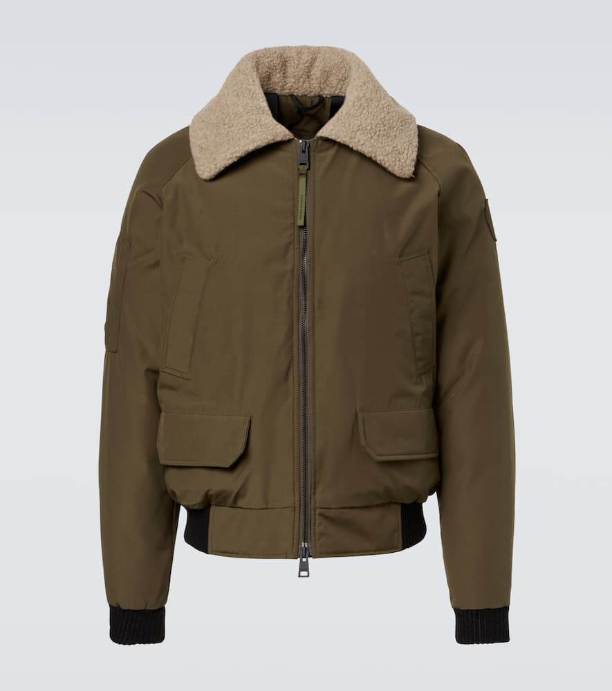Canada Goose Men Chilliwack Aviator Bomber Jacket In Green