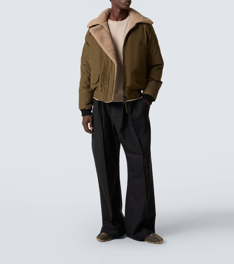 Canada Goose Men Chilliwack Aviator Bomber Jacket In Green
