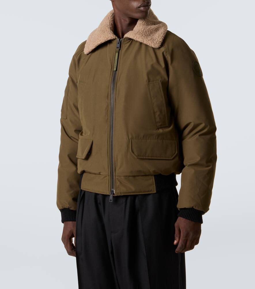 Canada Goose Men Chilliwack Aviator Bomber Jacket In Green