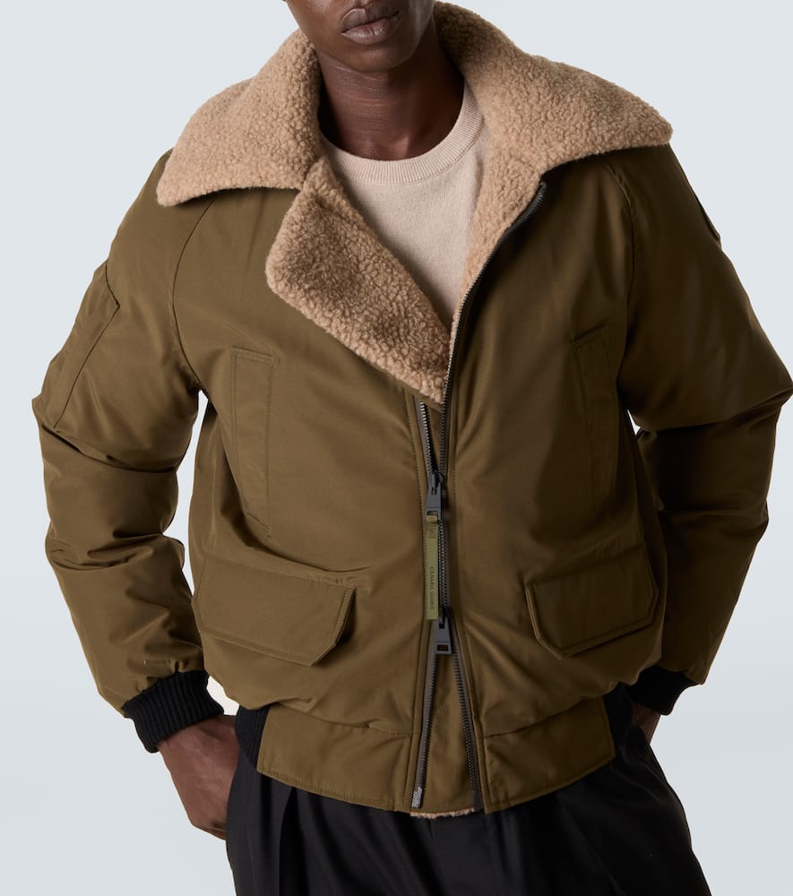 Canada Goose Men Chilliwack Aviator Bomber Jacket In Green