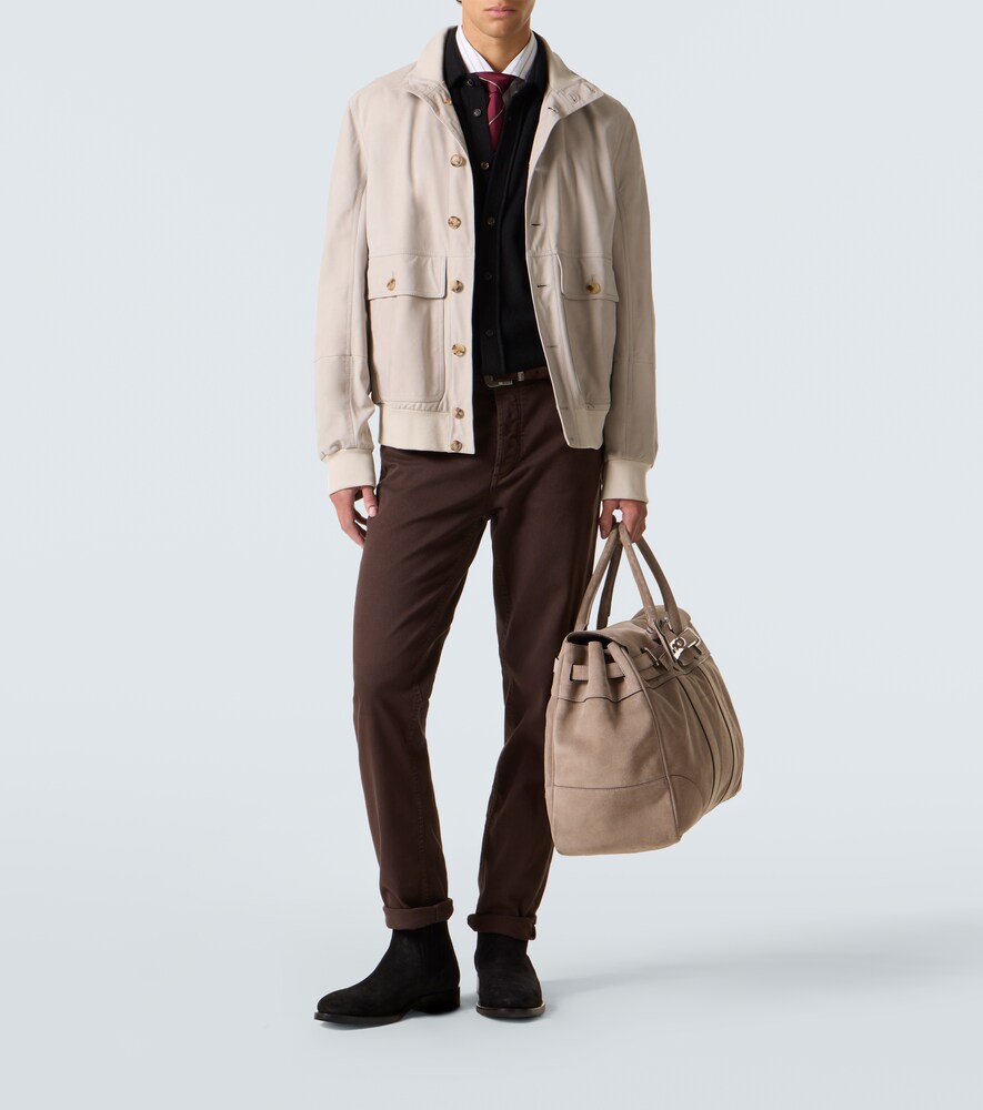  Brunello Cucinelli Brunello Cucinelli Hemd Aus Wolle, Kaschmir Und Seide 