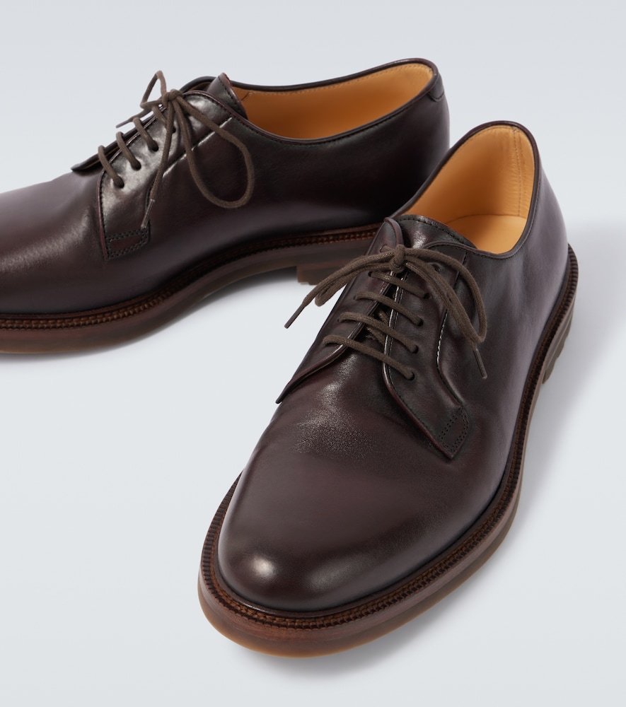  Brunello Cucinelli Brunello Cucinelli Leather Derby Shoes 