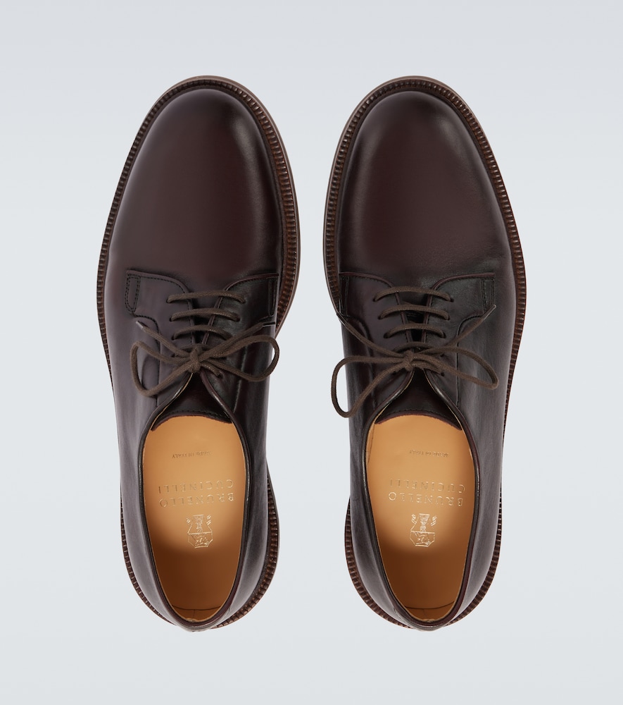  Brunello Cucinelli Brunello Cucinelli Leather Derby Shoes 