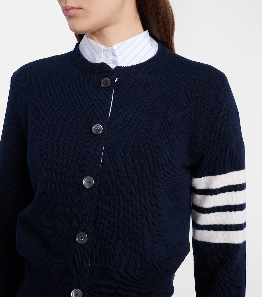  Thom Browne Thom Browne Cardigan 4-bar Aus Schurwolle 