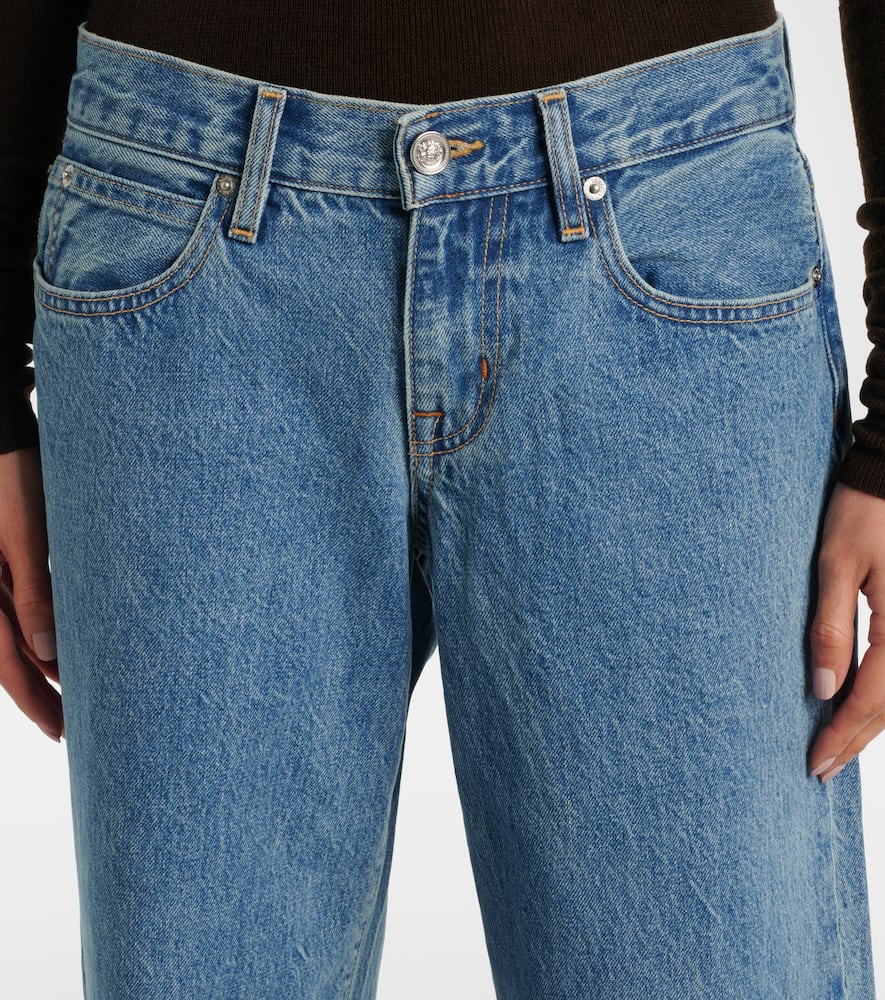 Slvrlake Lexi Low-rise Wide-leg Jeans In Blue