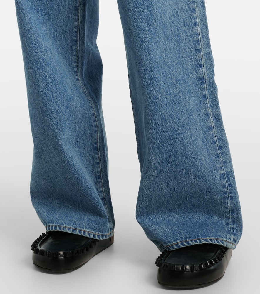 Slvrlake Lexi Low-rise Wide-leg Jeans In Blue