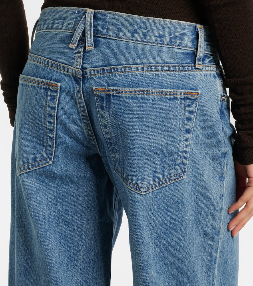 Slvrlake Lexi Low-rise Wide-leg Jeans In Blue