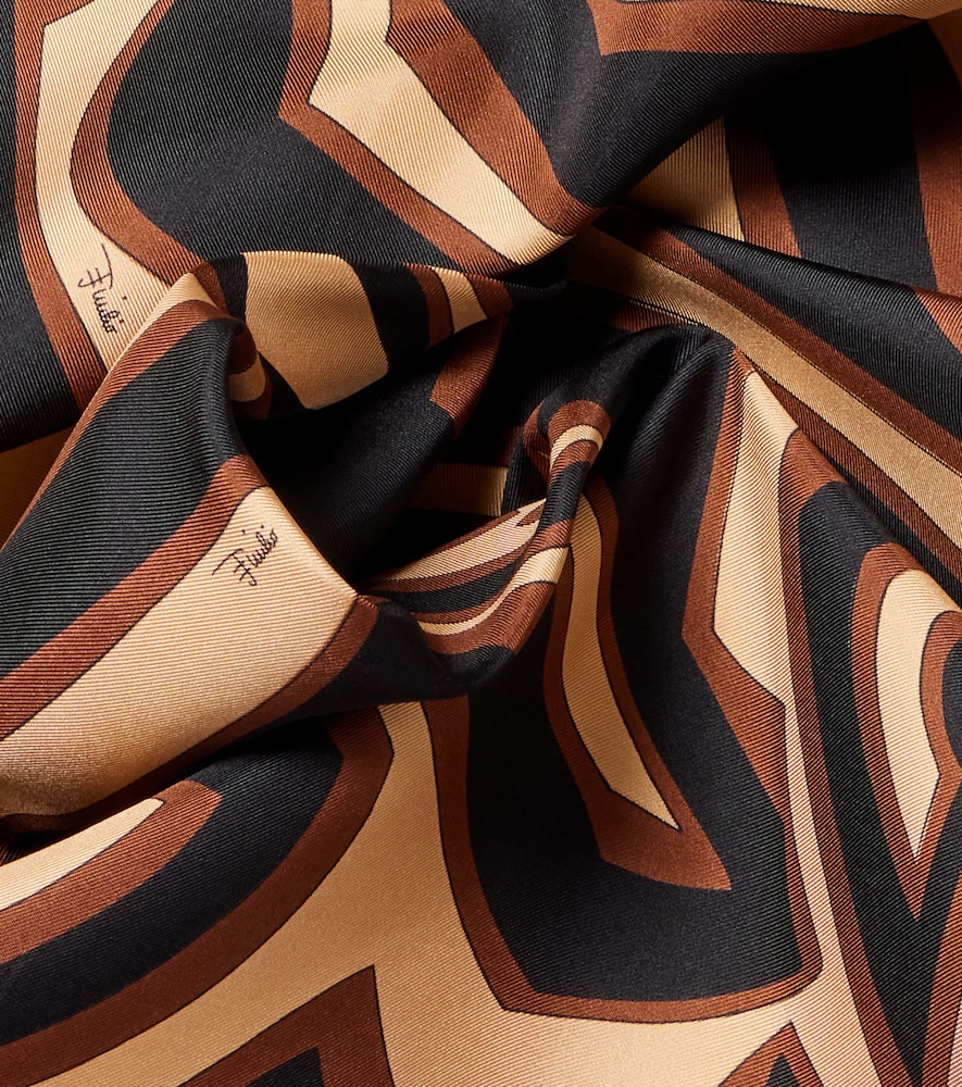  Pucci Pucci Tuch Labirinto Aus Seiden-twill 