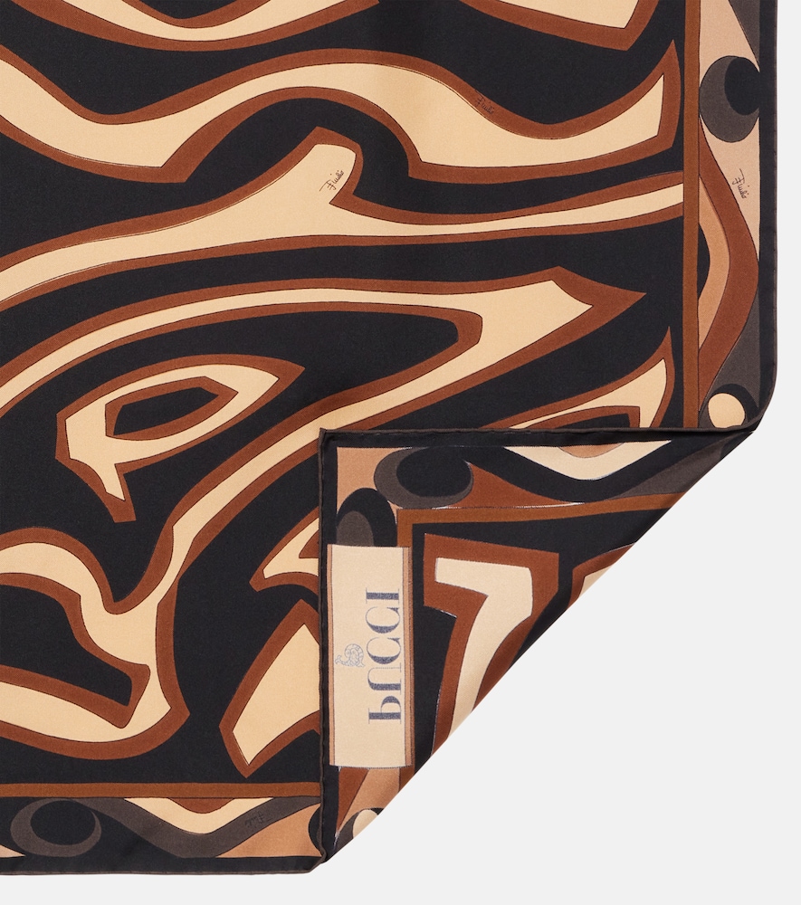  Pucci Pucci Tuch Labirinto Aus Seiden-twill 
