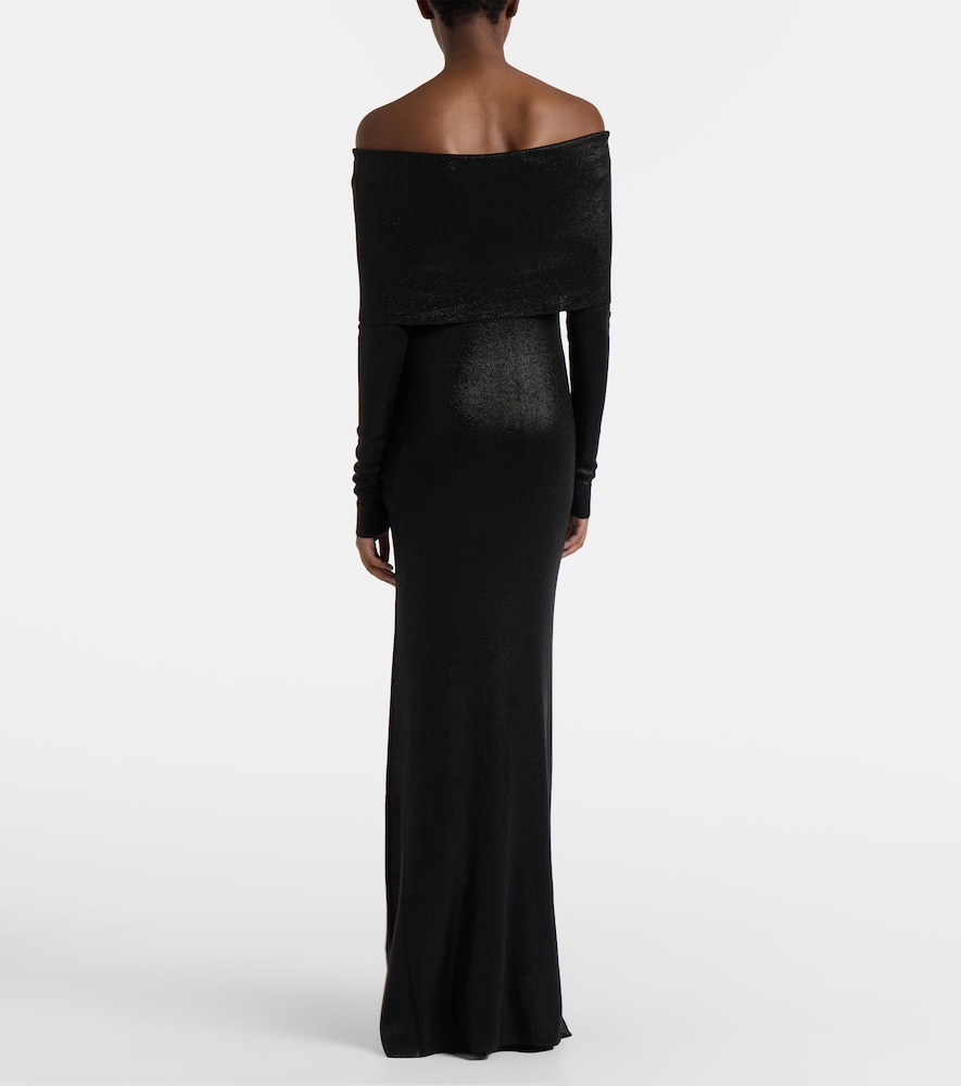  Balenciaga Balenciaga Off-shoulder-maxikleid 