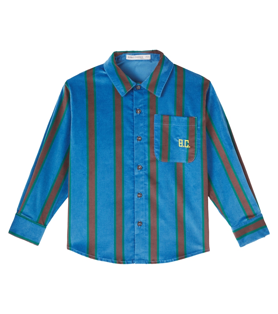 Bobo Choses Blue Striped Cotton Shirt Y 12/13 - Mytheresa