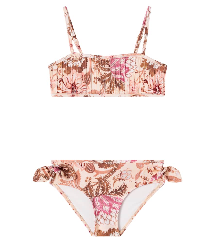 Zimmermann Kids' Floral Bikini In Multi
