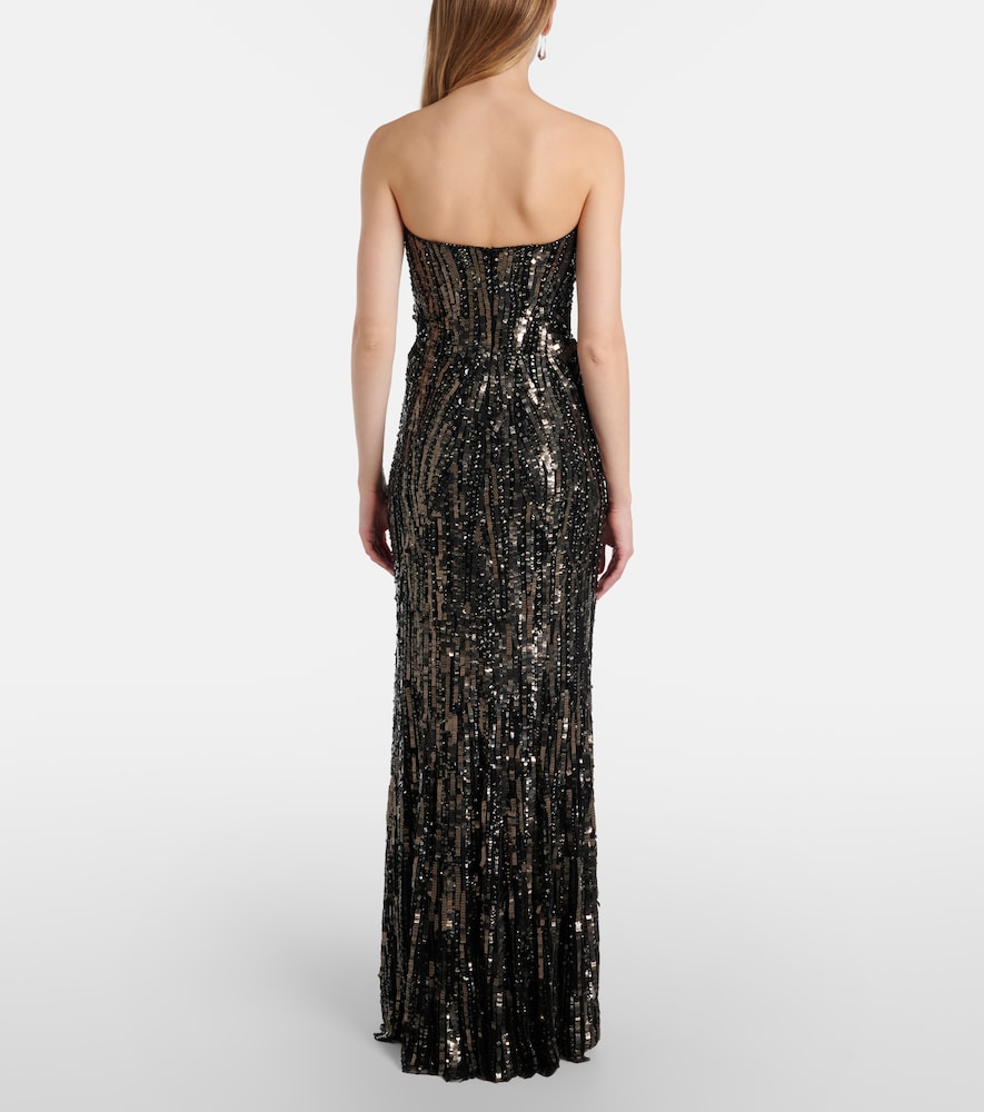 Euphoria Embellished Bustier Gown