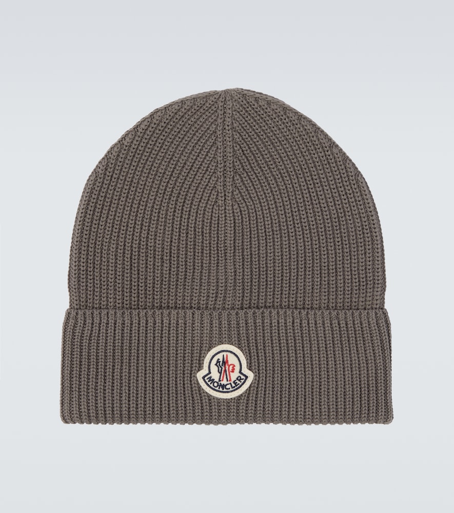 Moncler Archivio ribbed-knit cotton beanie