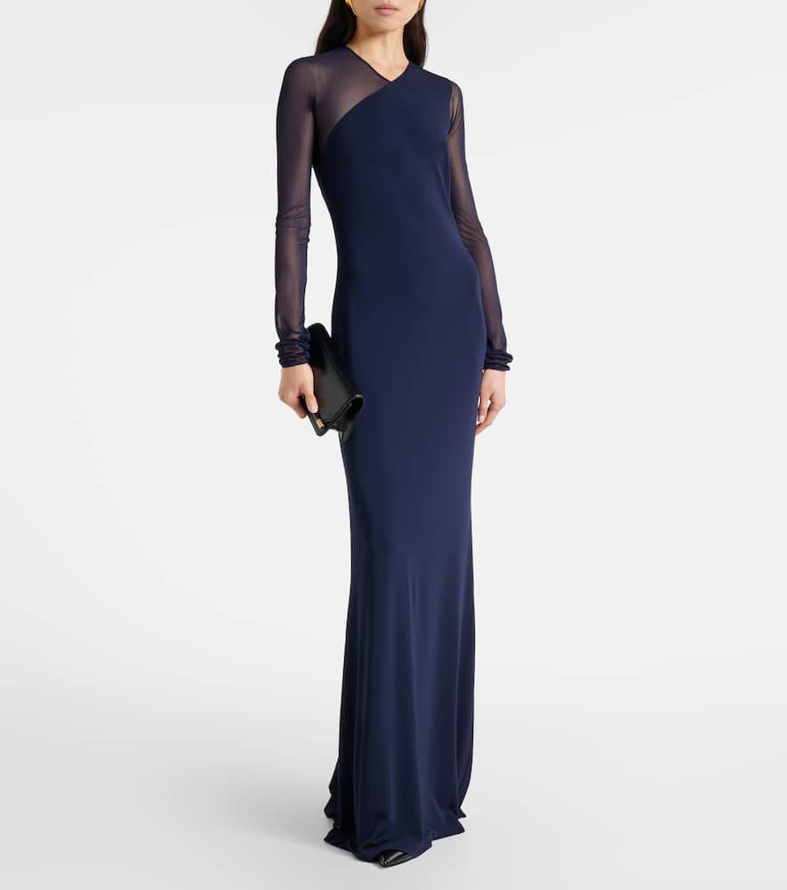 Ralph Lauren Brynn Jersey Gown In Multi