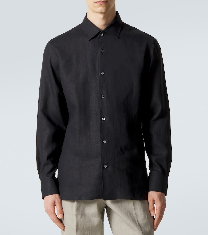  Zegna Zegna Linen Shirt 