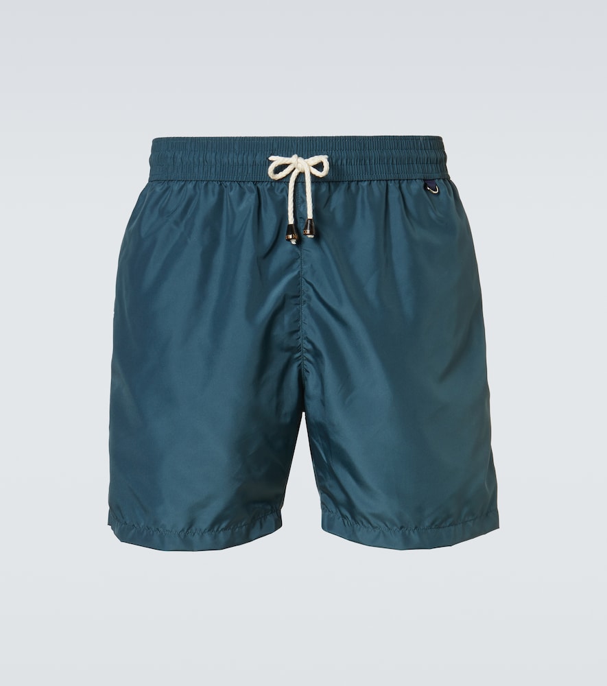 Rubinacci Satin swim trunks