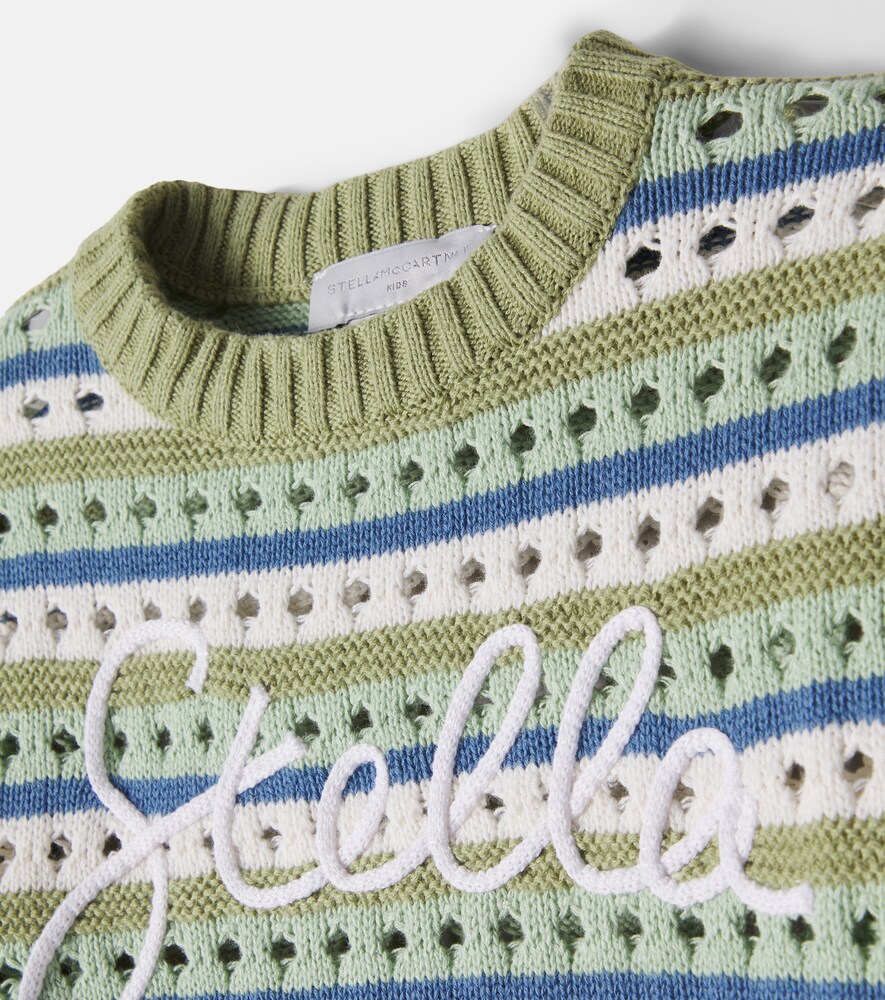  Stella Mccartney Kids Stella Mccartney Kids Bestickter Pullover Aus Baumwolle 