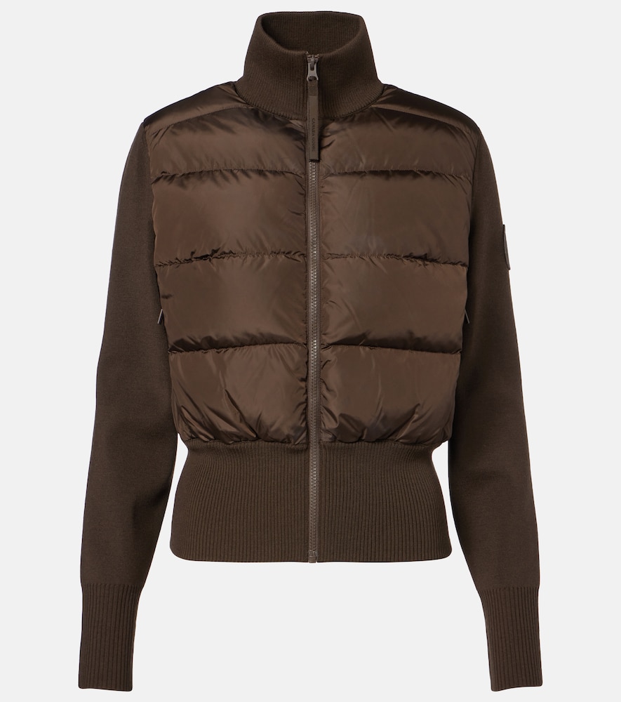 Canada Goose Hybridge Wool Blend Down Jacket