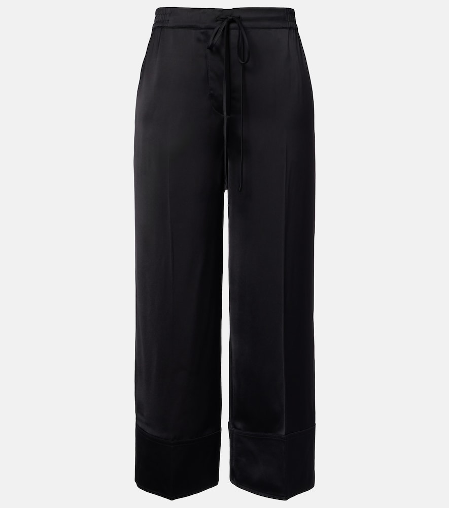 Toteme Satin wide-leg pants