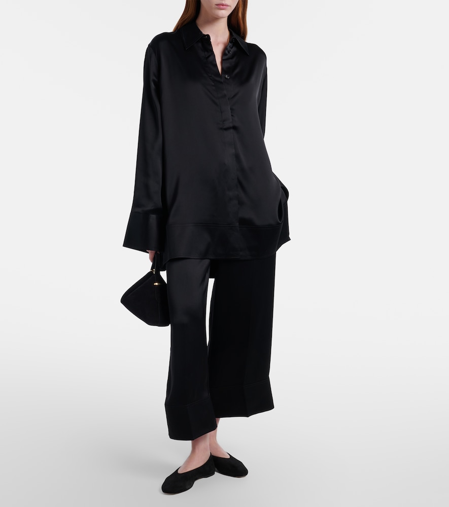 Toteme Satin wide-leg pants
