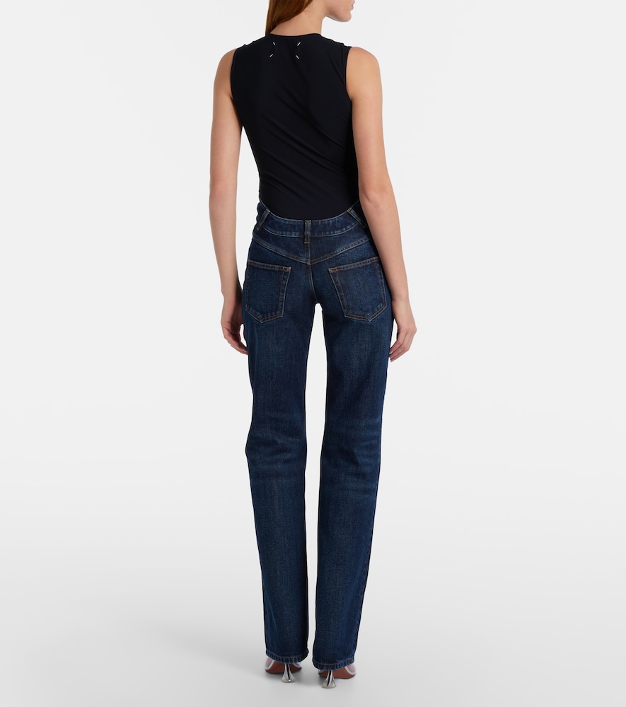  Jean Paul Gaultier Jean Paul Gaultier Curved Bootcut Jeans 