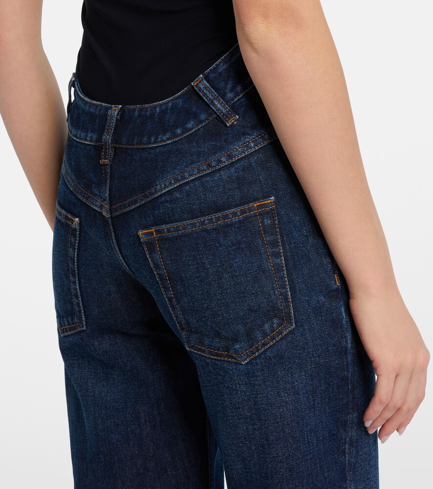  Jean Paul Gaultier Jean Paul Gaultier Curved Bootcut Jeans 