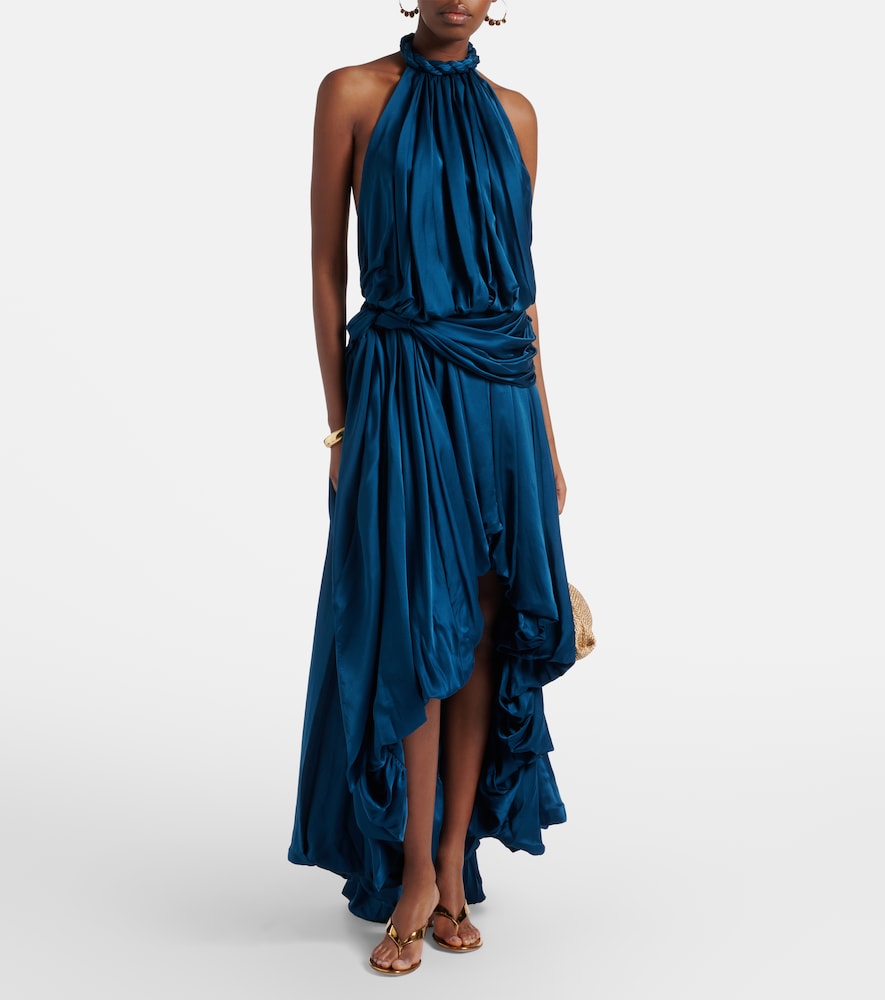  Zimmermann Zimmermann Maxikleid Alchemy Aus Seidensatin 