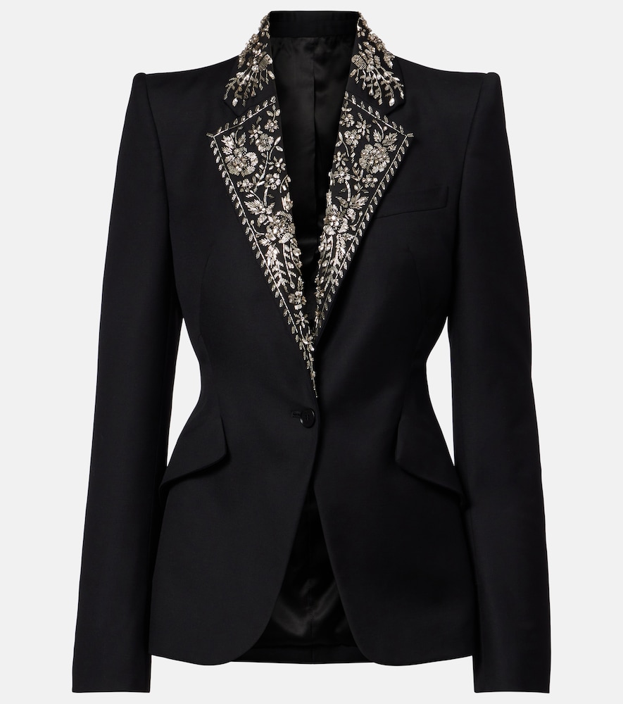 McQueen Blazer monopetto con decorazioni