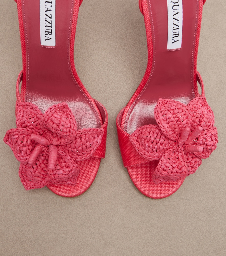  Aquazzura Aquazzura Calypso Raffia Sandals 