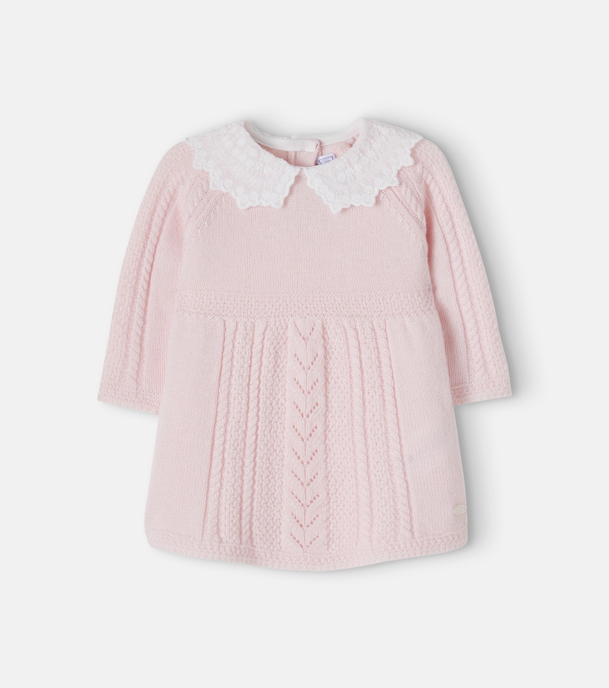Baby Besticktes Kleid aus Strick