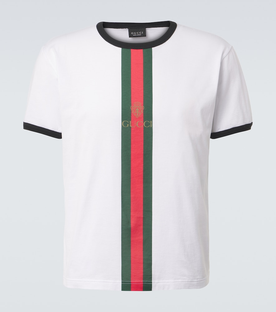 Gucci Web Stripe cotton T-shirt | Thumbnail 6 Gucci Web Stripe cotton T-shirt | Thumbnail 6