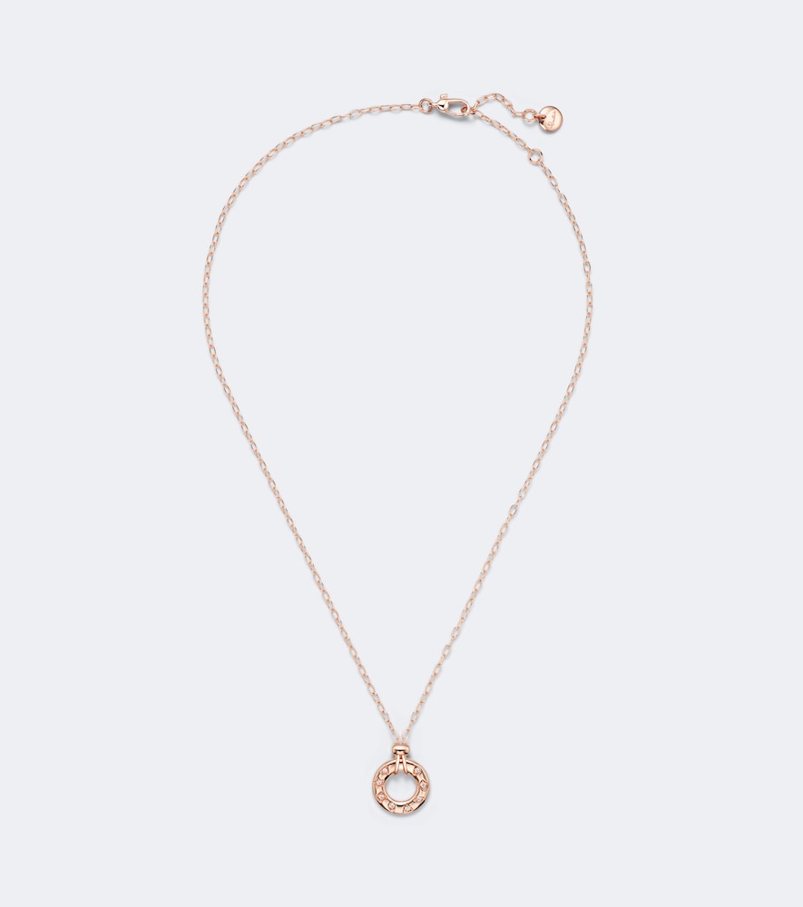 Pomellato Iconica 18kt Rose Gold Pendant Necklace With Diamonds