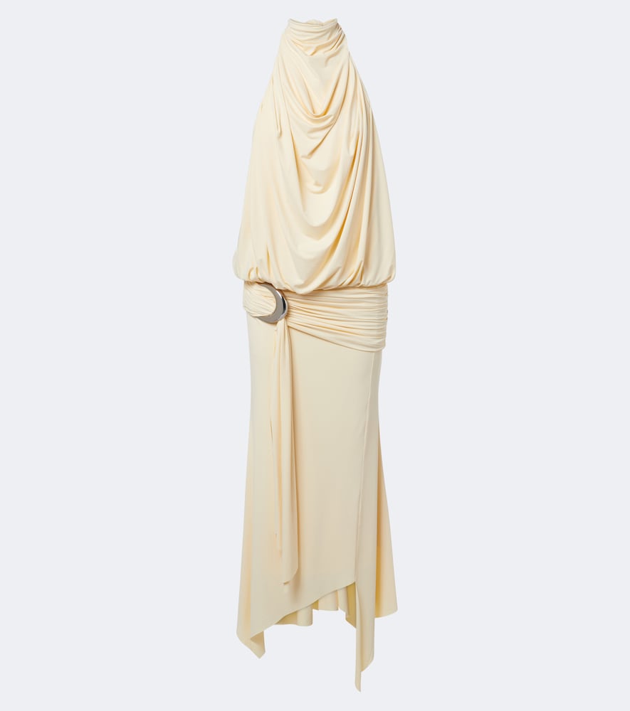 De La Vali Vida draped jersey minidress
