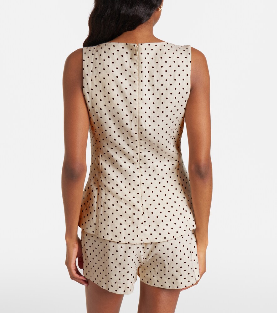 Iria Polka-Dot Top