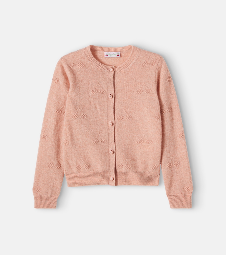 Cardigan Manon in cashmere con ricamo
