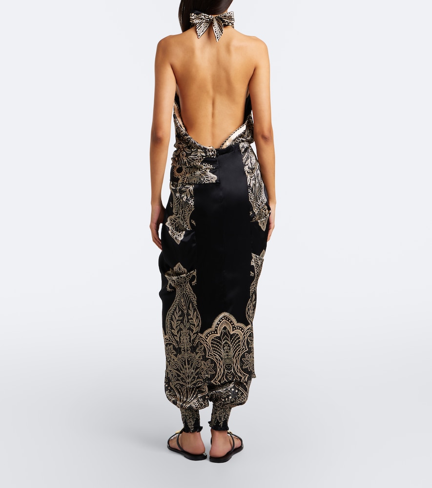 Printed Halterneck Top