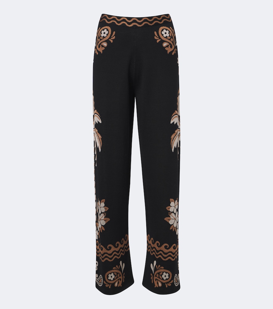Pantaloni Island Roots in misto lana e seta