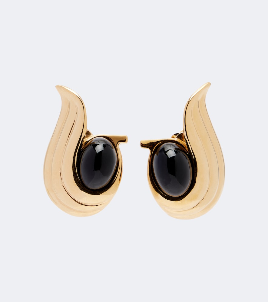 FERRAGAMO Ferragamo Embellished clip-on earrings