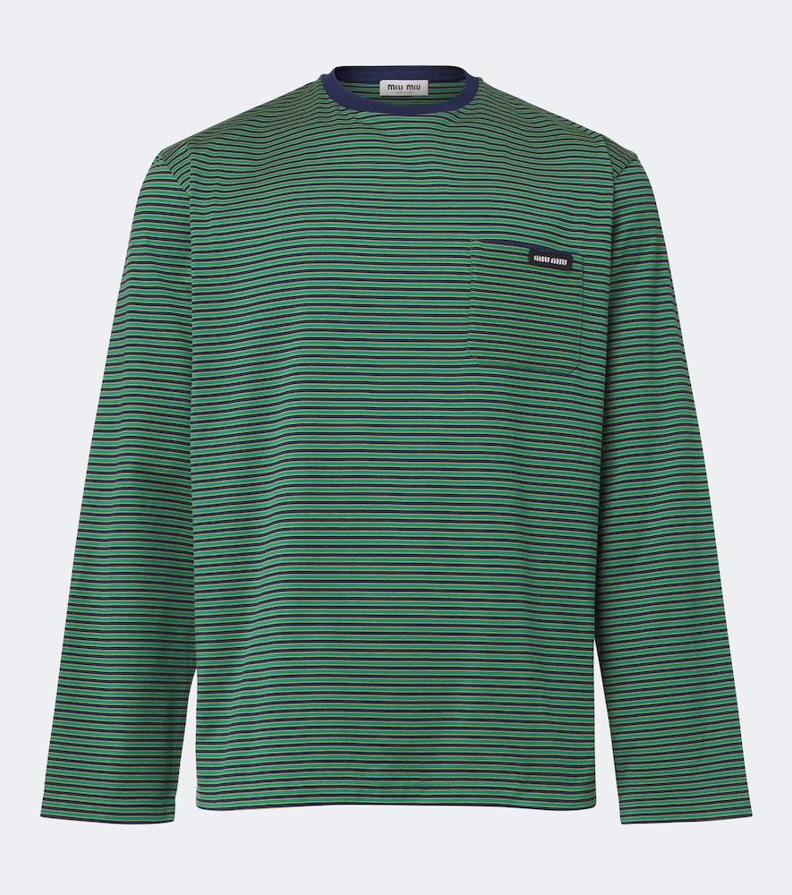 Miu Miu T-shirt rayures en coton 820 €