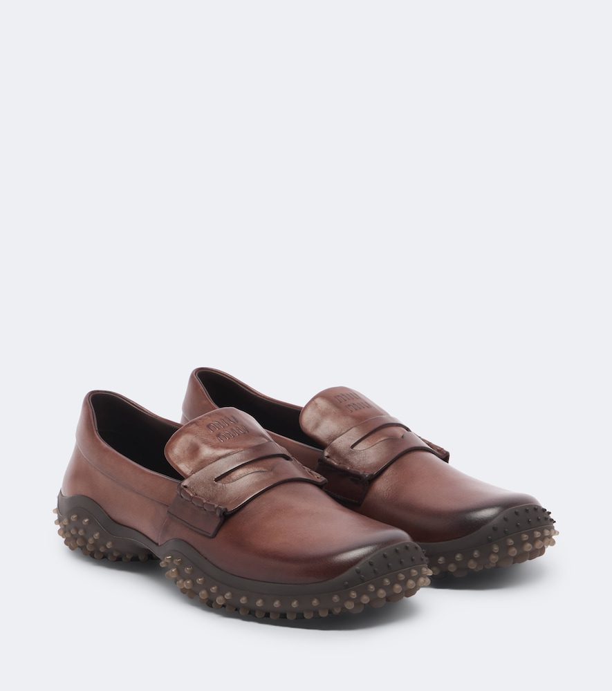 Miu Miu Mocassins en cuir 970$